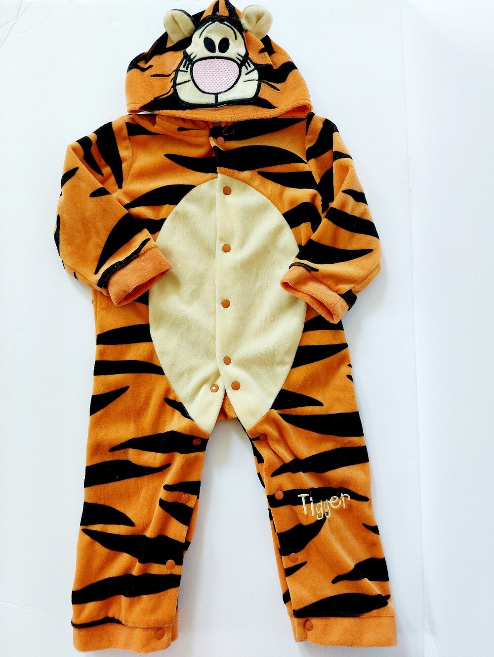 Tigger from Winnie the Pooh Costume Velour Outfit 12-18m Halloween Disney y2k 90
